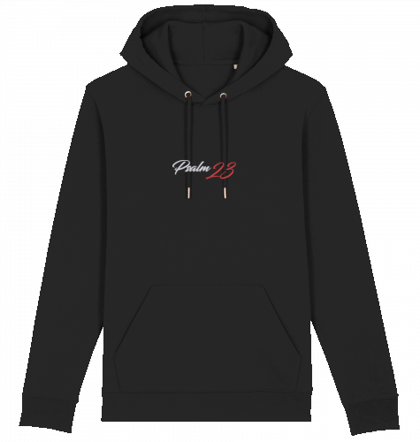 Psalm 23 - edler Stick-Hoodie (unisex)