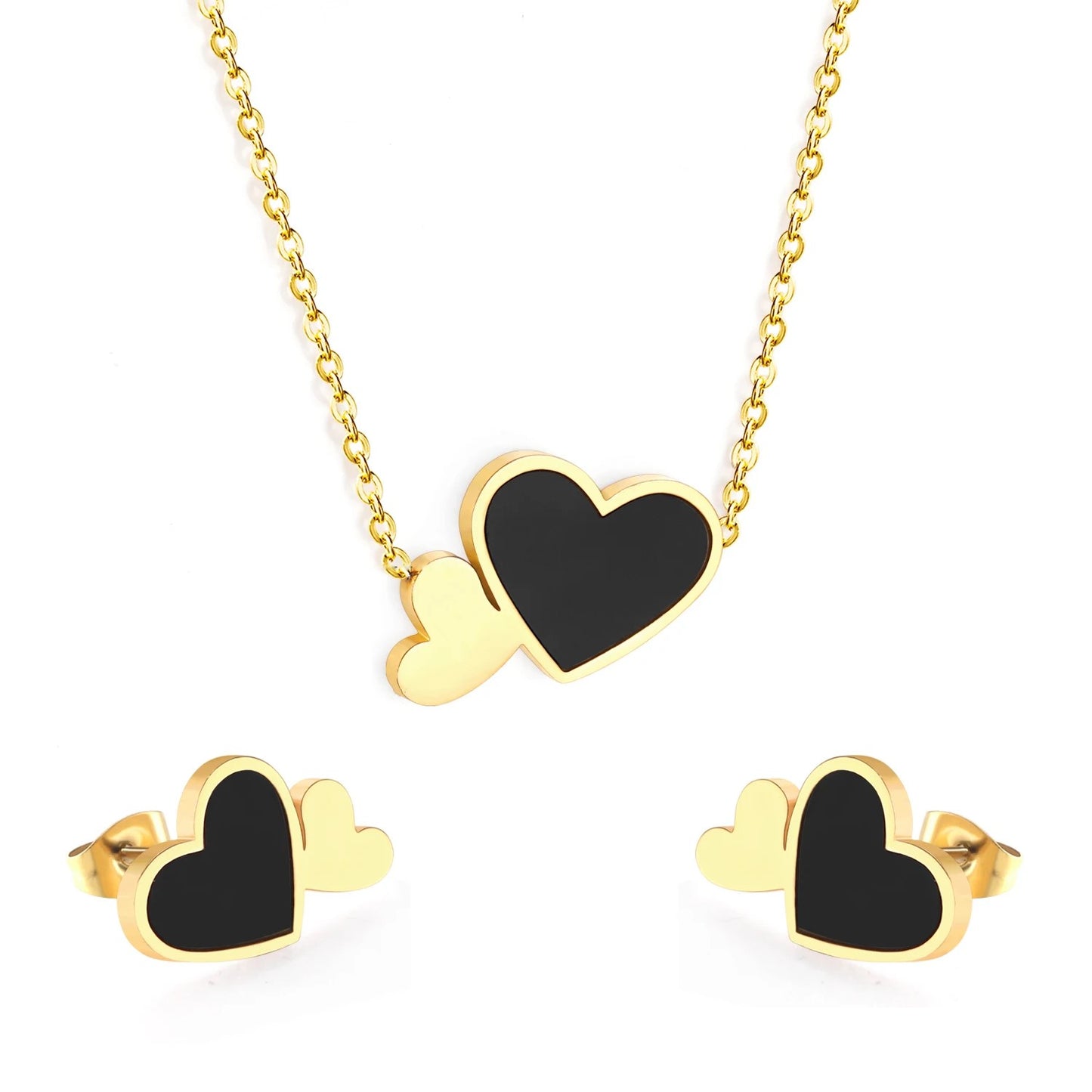 Herzen-Schmuck-Set // Verspielt und schmeichelnd