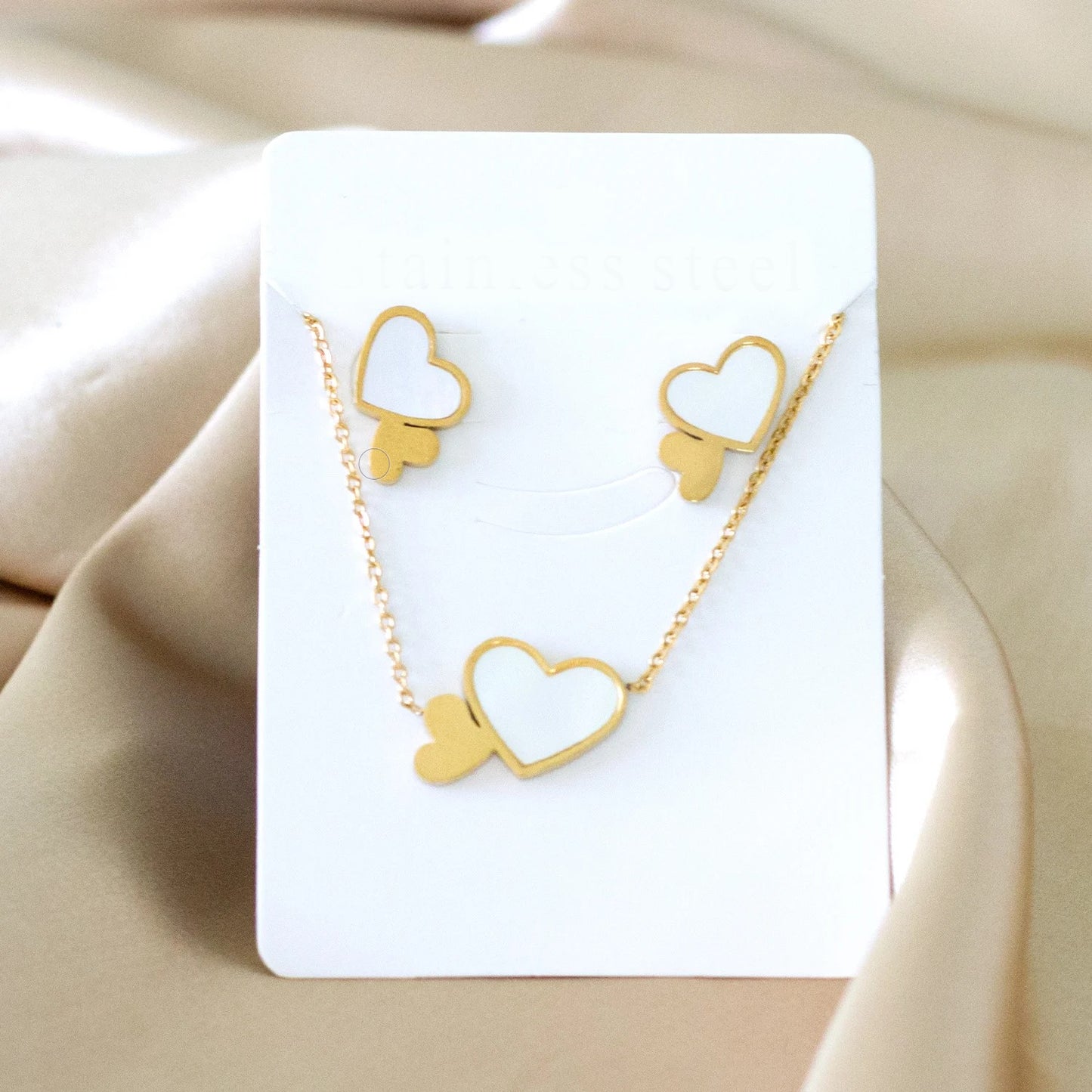 Herzen-Schmuck-Set // Verspielt und schmeichelnd