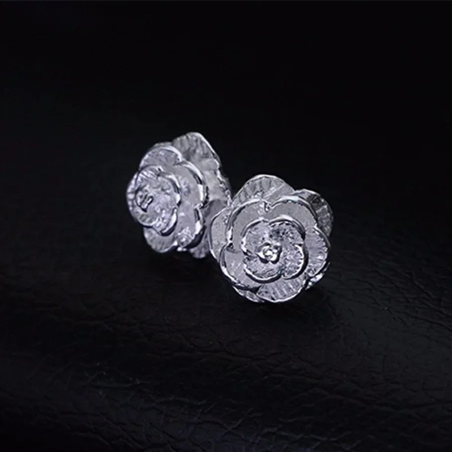 Blühende Blumen - 925er Silber Schmuck-Set (3-teilig)