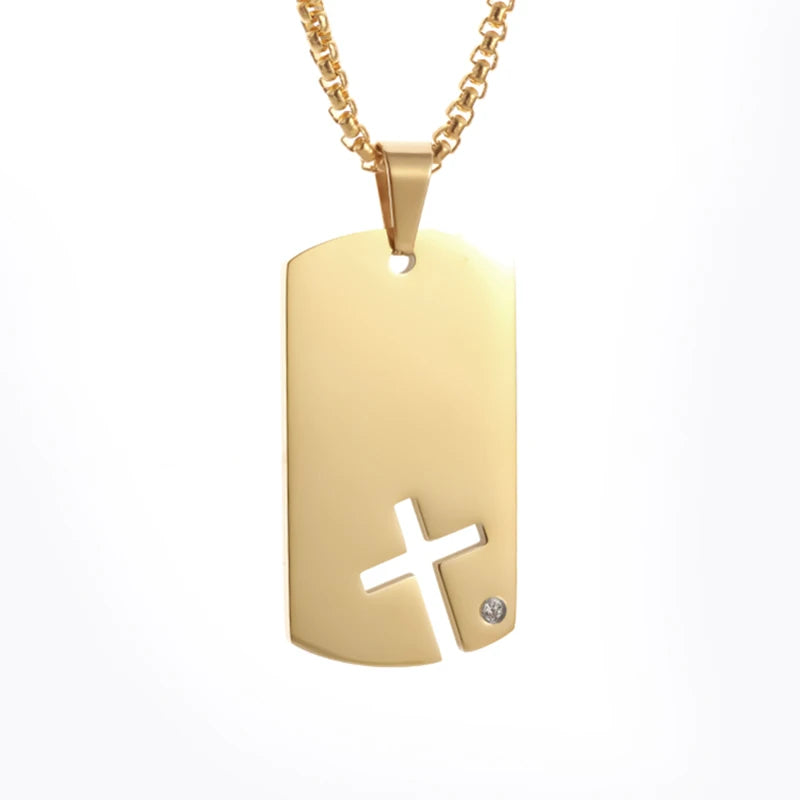 Modische Anhänger-Kette mit Kreuz-Aussparung