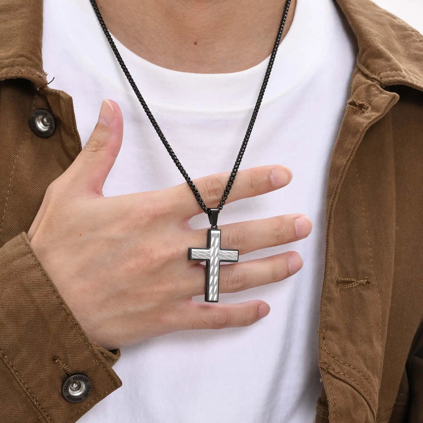 Herren-Kreuzkette - "Power Cross"