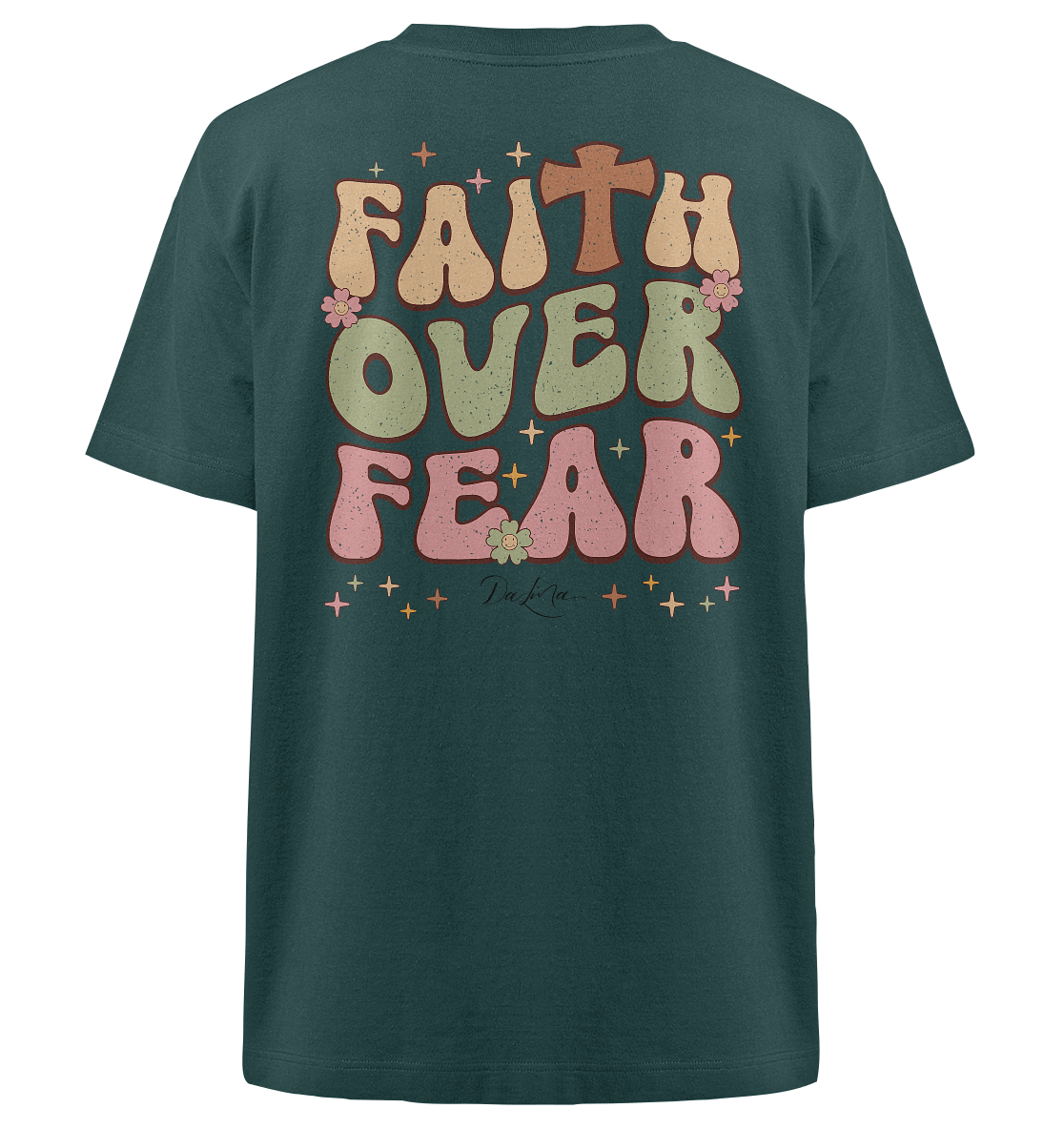 Faith over Fear - Heavy Oversized Shirt