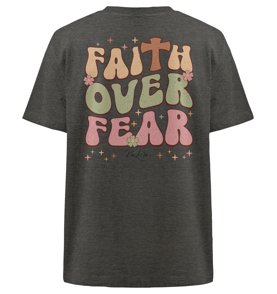 Faith over Fear - Heavy Oversized Shirt
