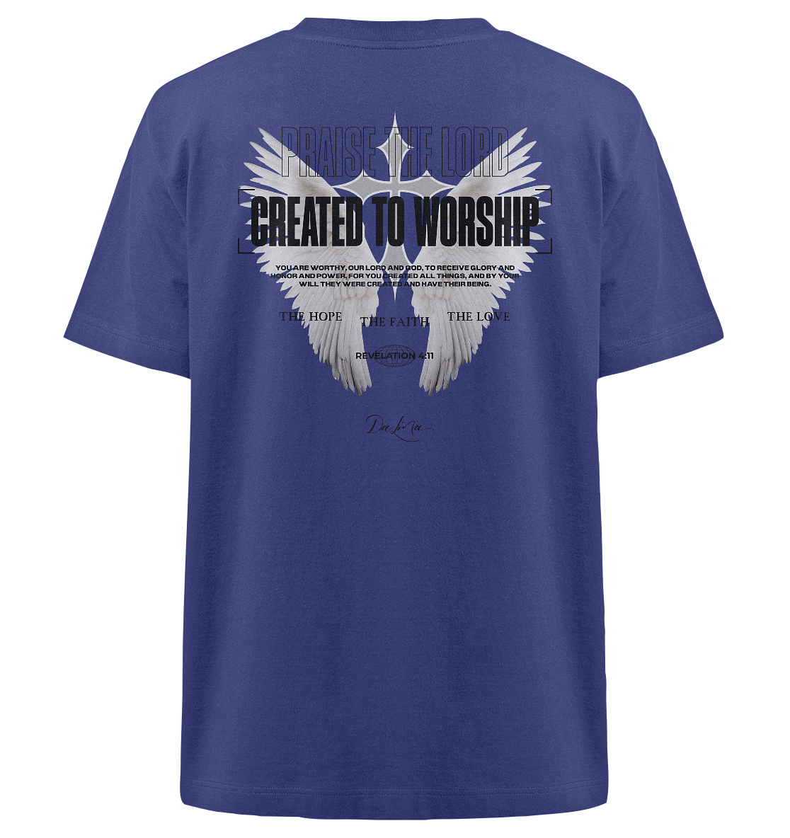 Created to worship - Heavy Oversized Shirt