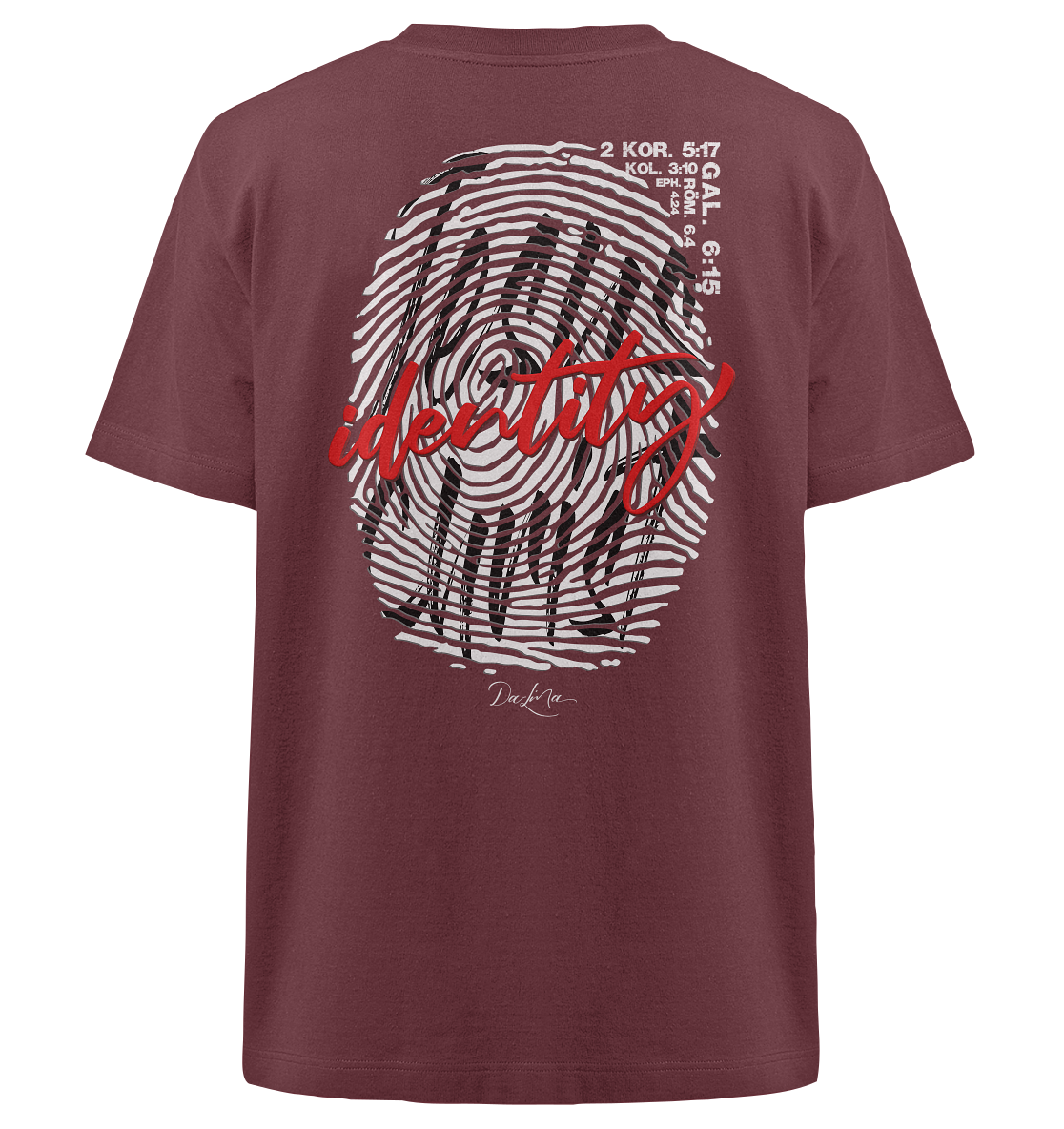 Jesus Christ Identity - Heavy Oversized Shirt