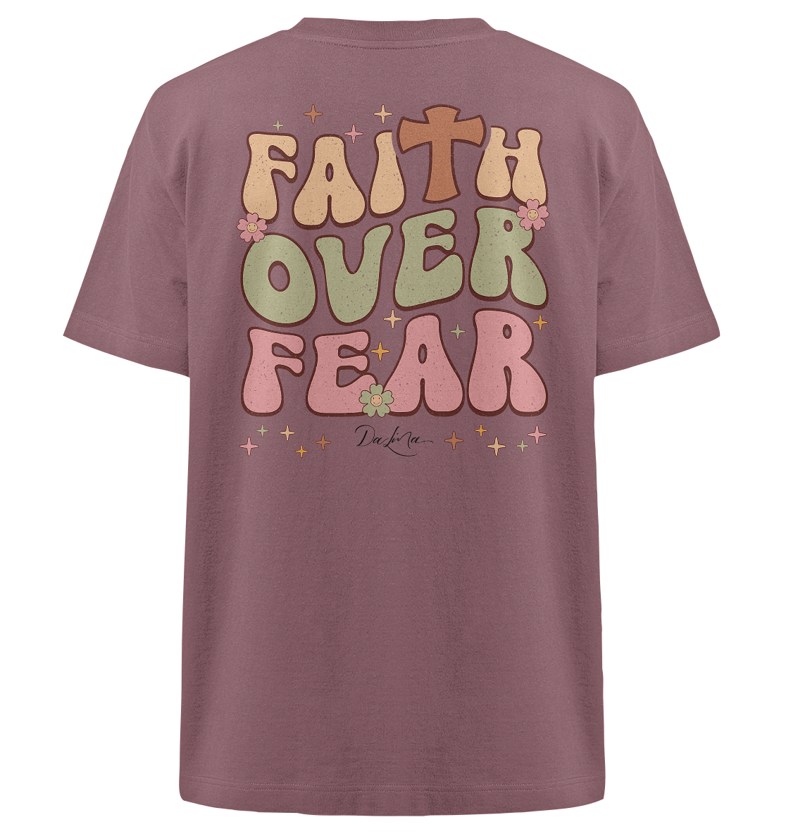 Faith over Fear - Heavy Oversized Shirt