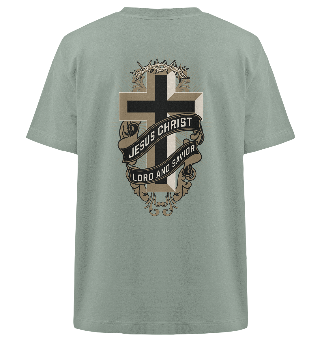 Jesus Christ - Lord and Savior - Heavy Oversized Shirt