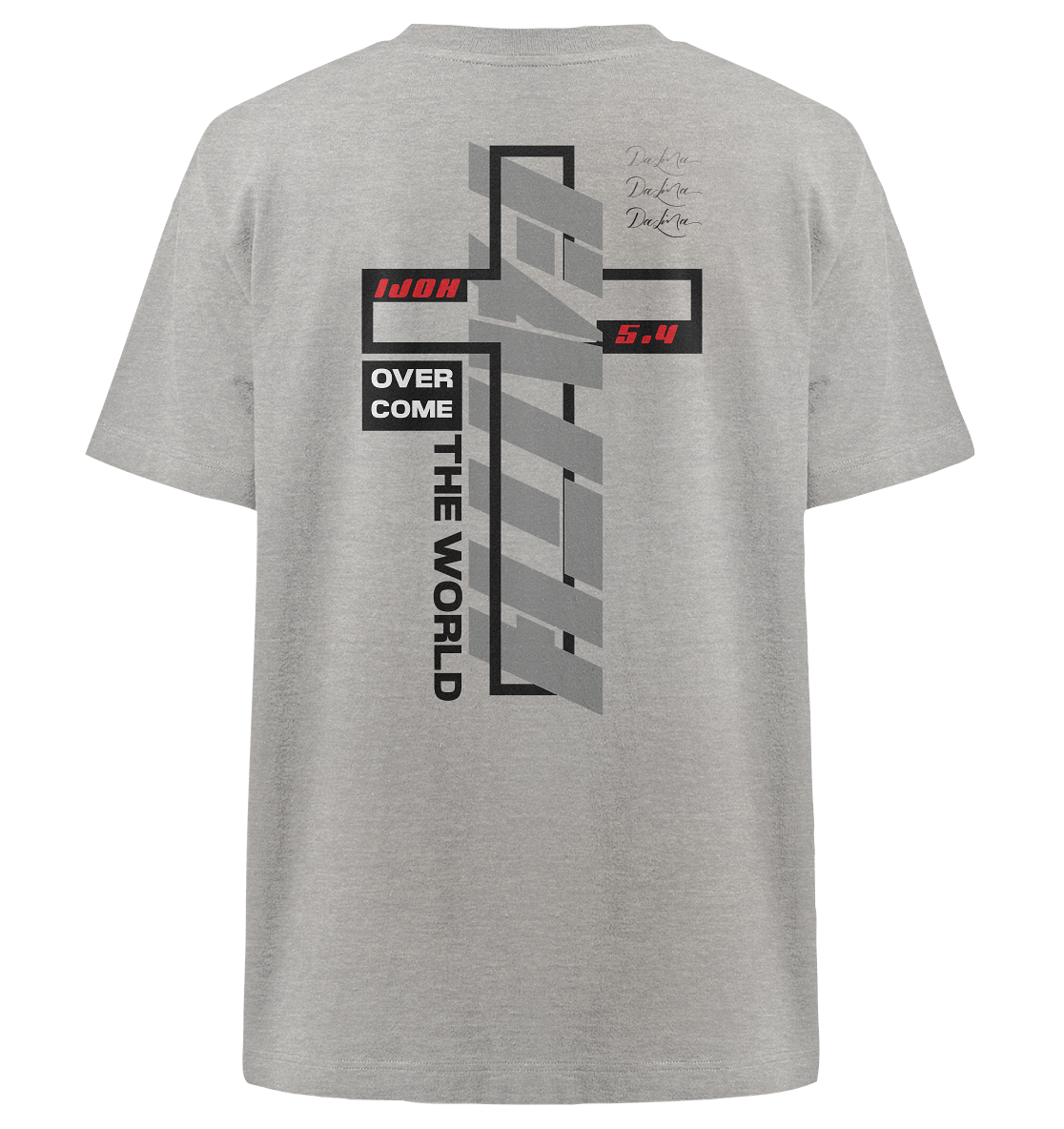 Faith overcome the world - Heavy Oversized Shirt