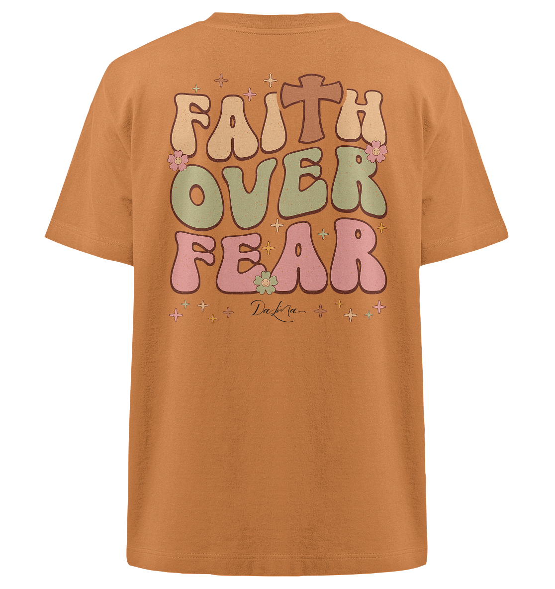 Faith over Fear - Heavy Oversized Shirt