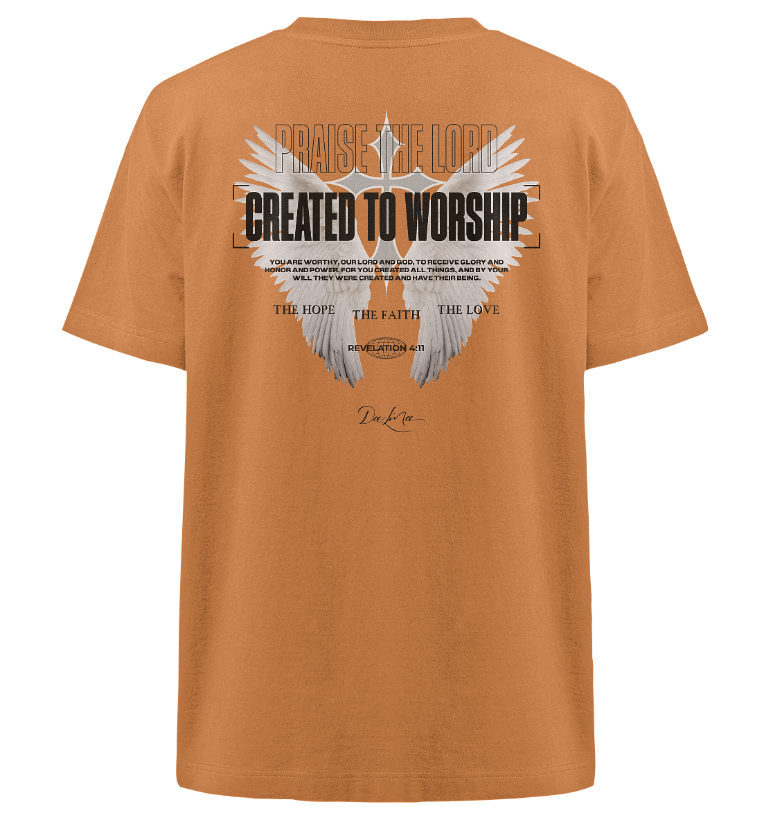 Created to worship - Heavy Oversized Shirt