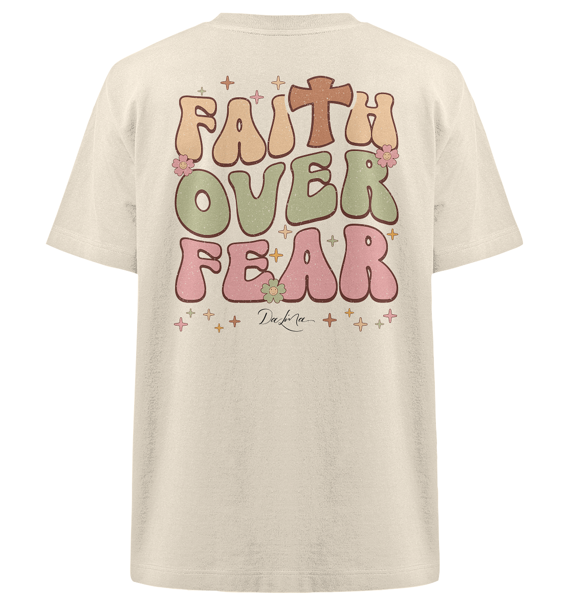 Faith over Fear - Heavy Oversized Shirt