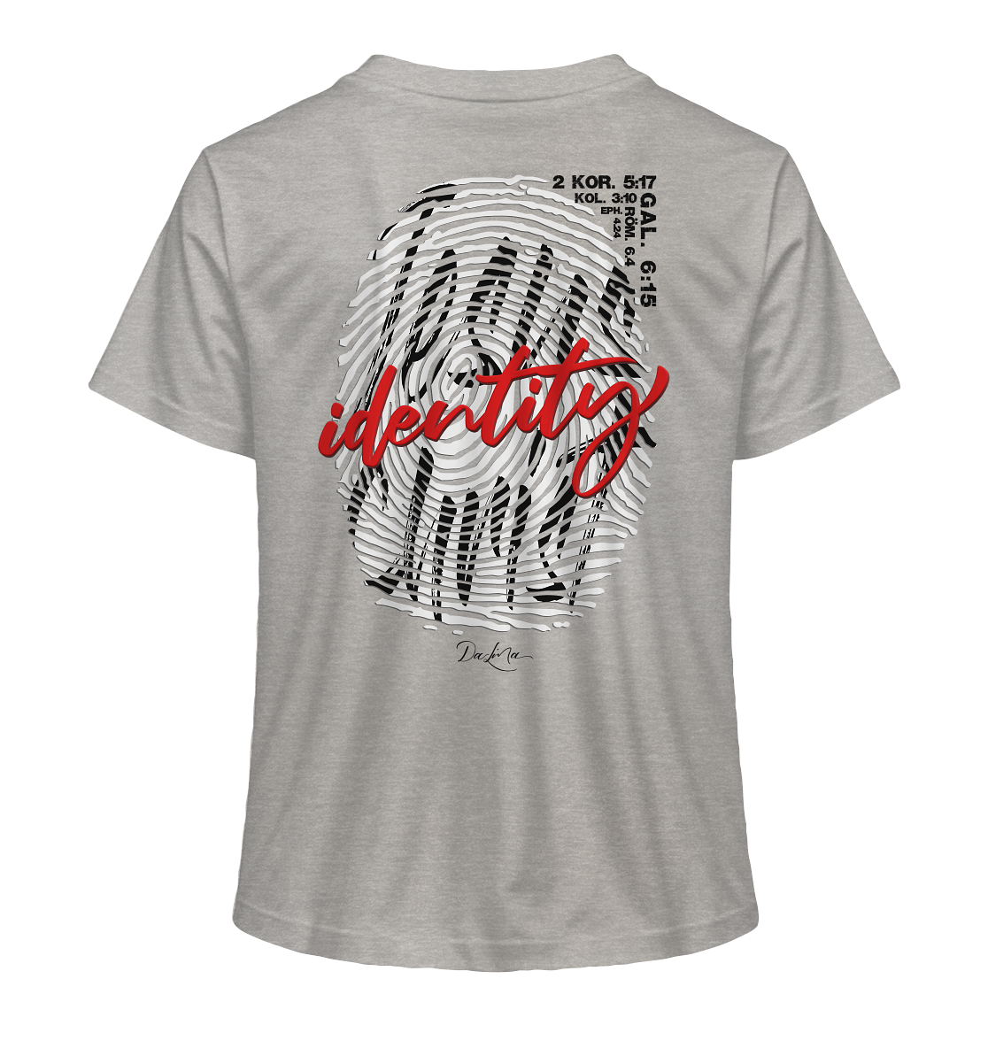 Jesus Christ Identity_Schwarz - Ladies Organic Shirt