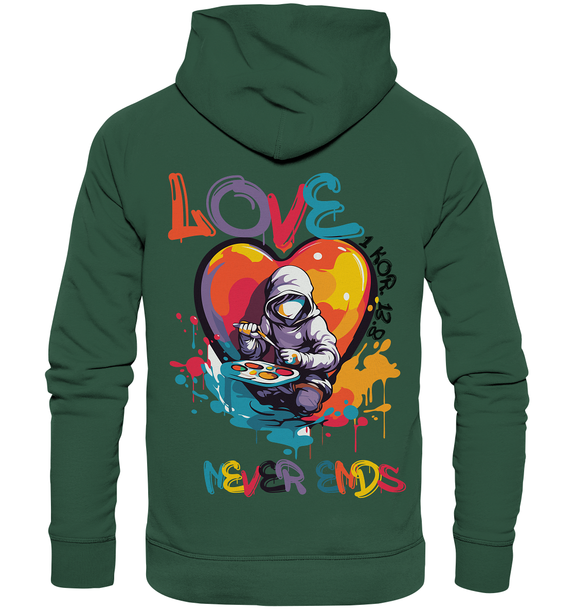 Love never ends - Premium Hoodie