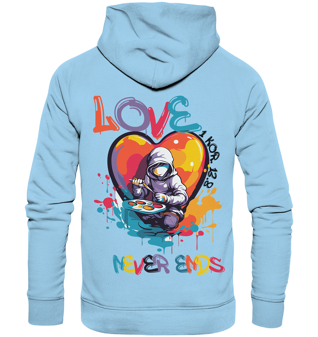 Love never ends - Premium Hoodie