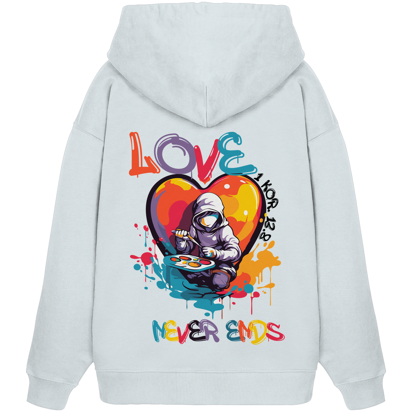 Love never ends - Premium Oversized Hoodie