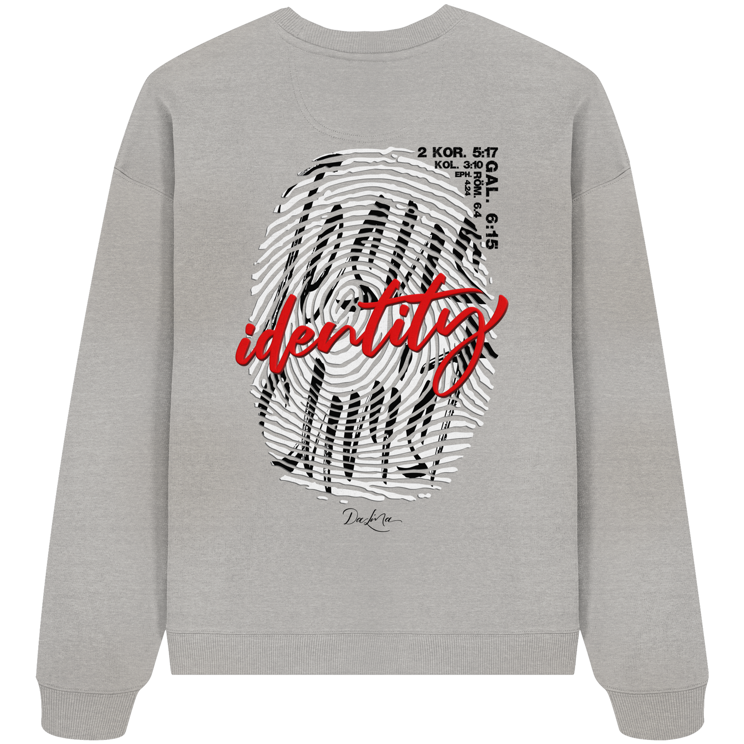 Jesus Christ Identity - Premium Oversize Sweatshirt