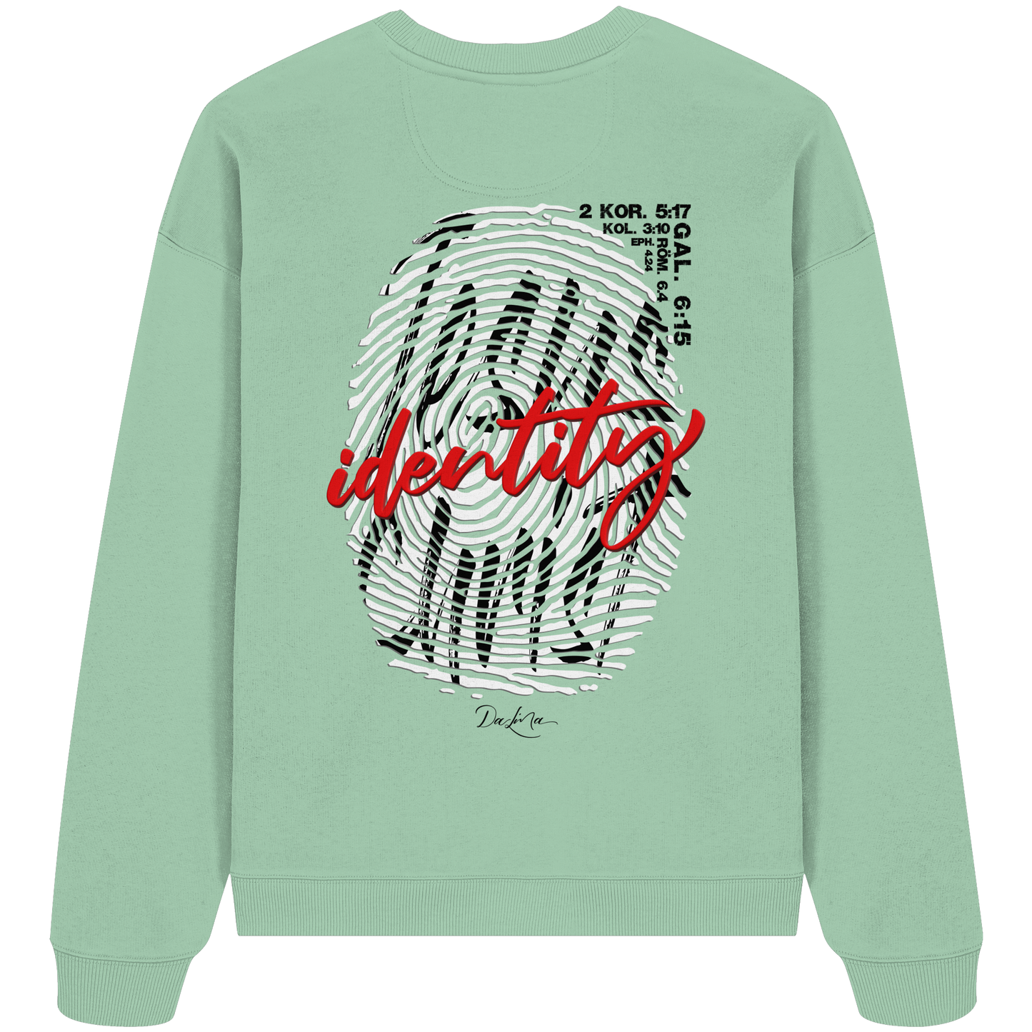 Jesus Christ Identity - Premium Oversize Sweatshirt