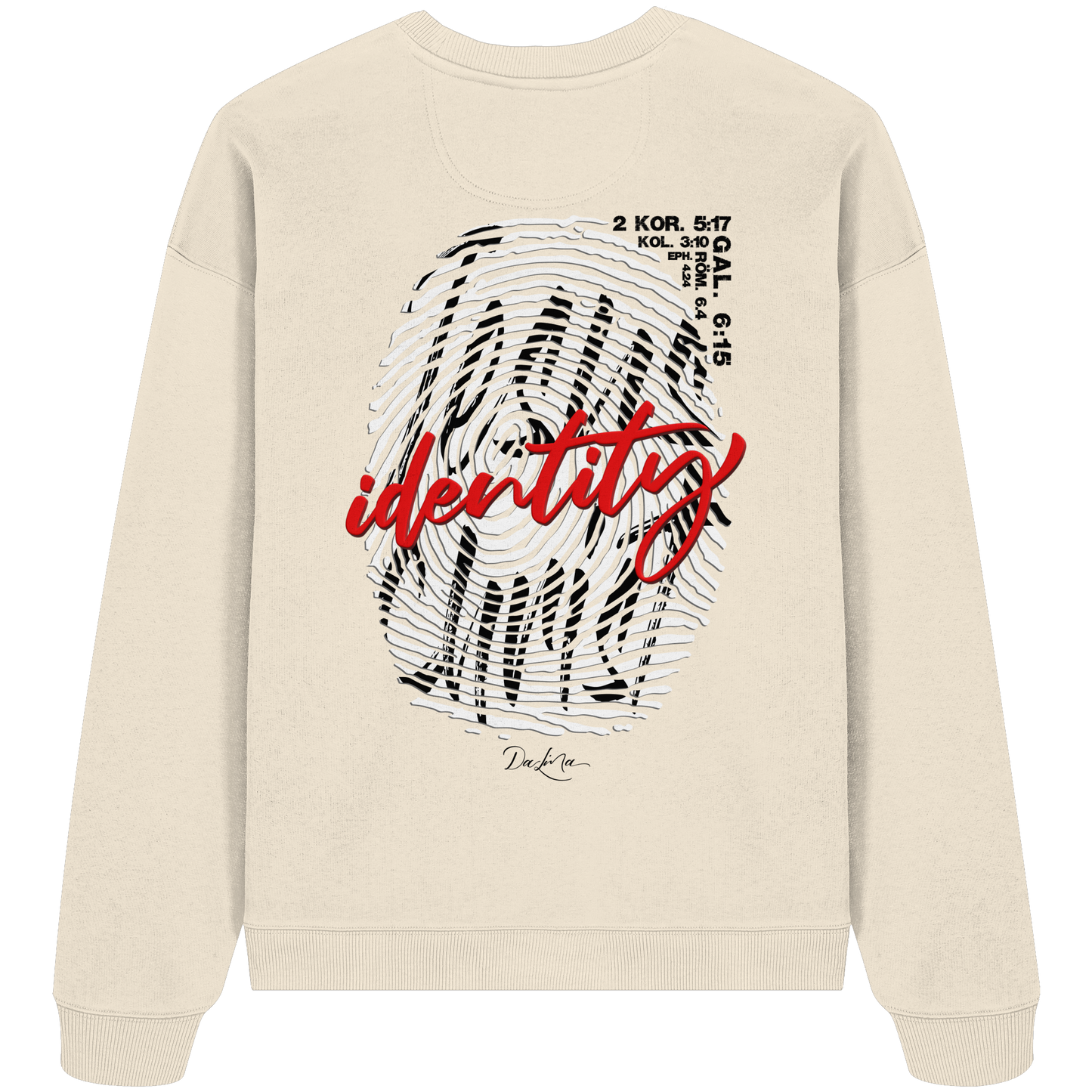Jesus Christ Identity - Premium Oversize Sweatshirt