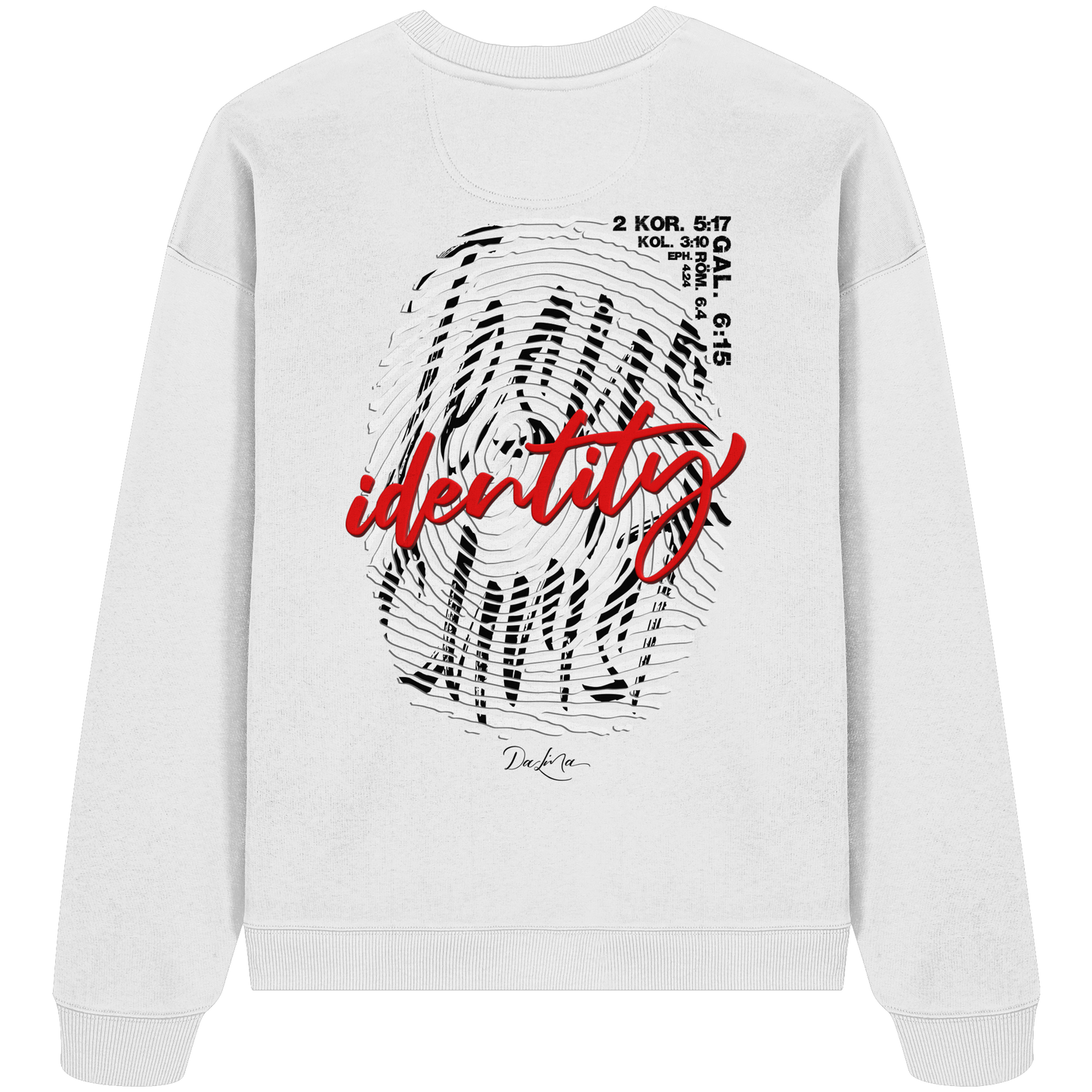 Jesus Christ Identity - Premium Oversize Sweatshirt
