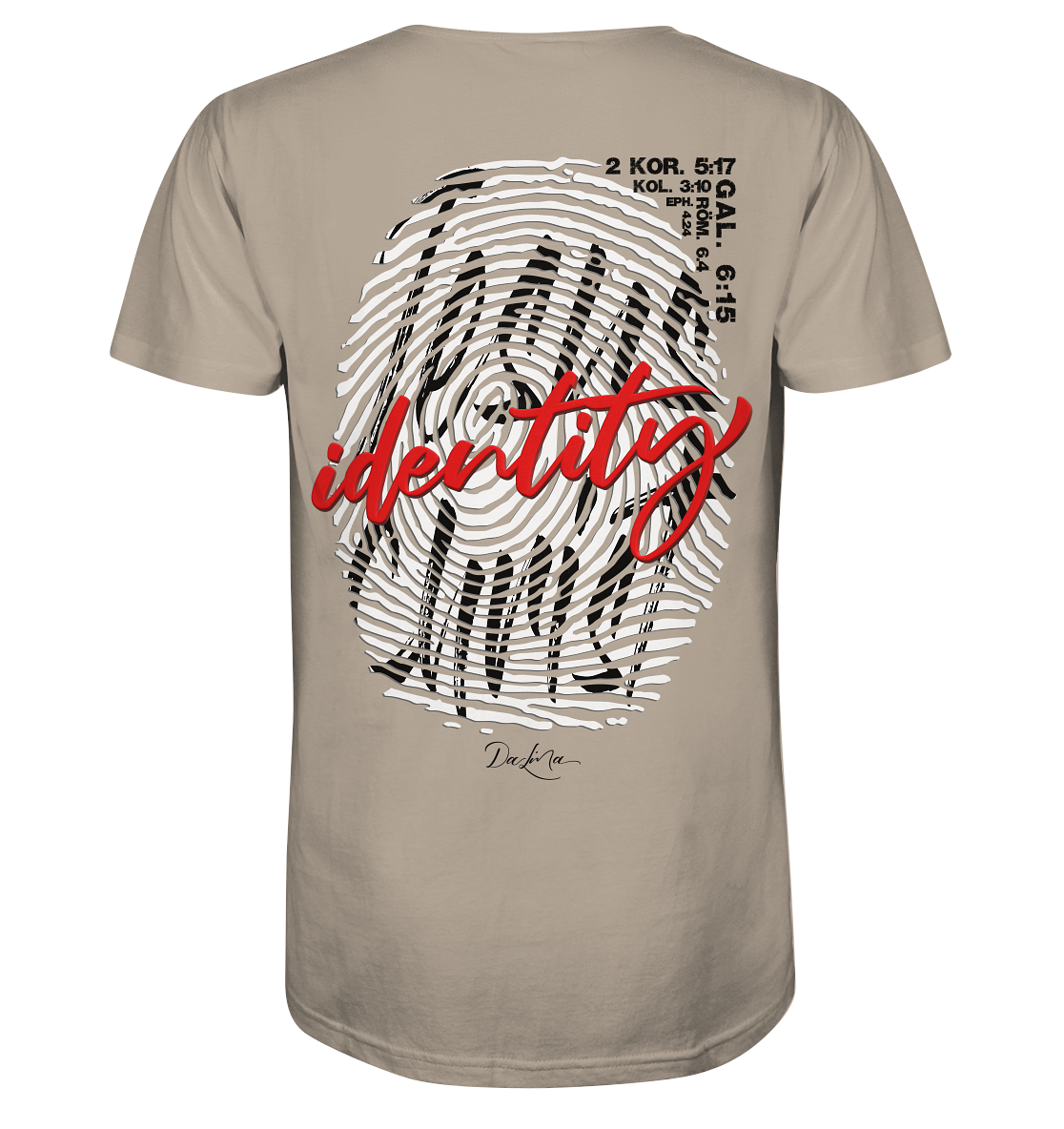 Jesus Christ Identity_Schwarz - Organic Shirt