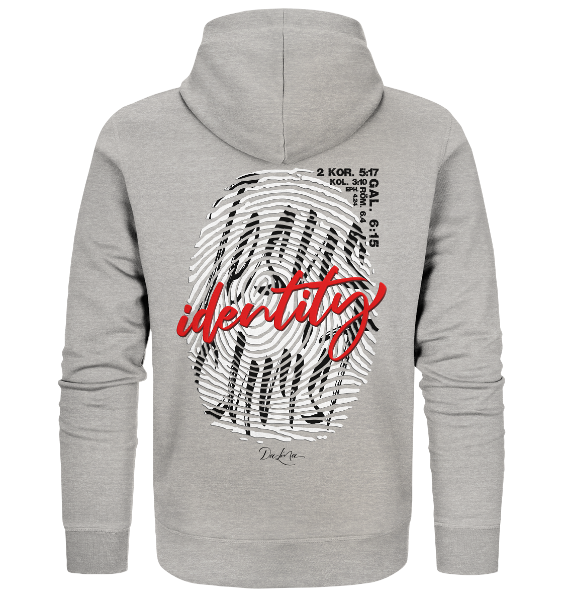 Jesus Christ Identity_Schwarz - Organic Zipper