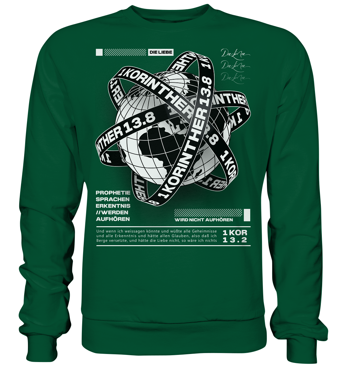 1 Korinther 13.8 - Basic Sweatshirt