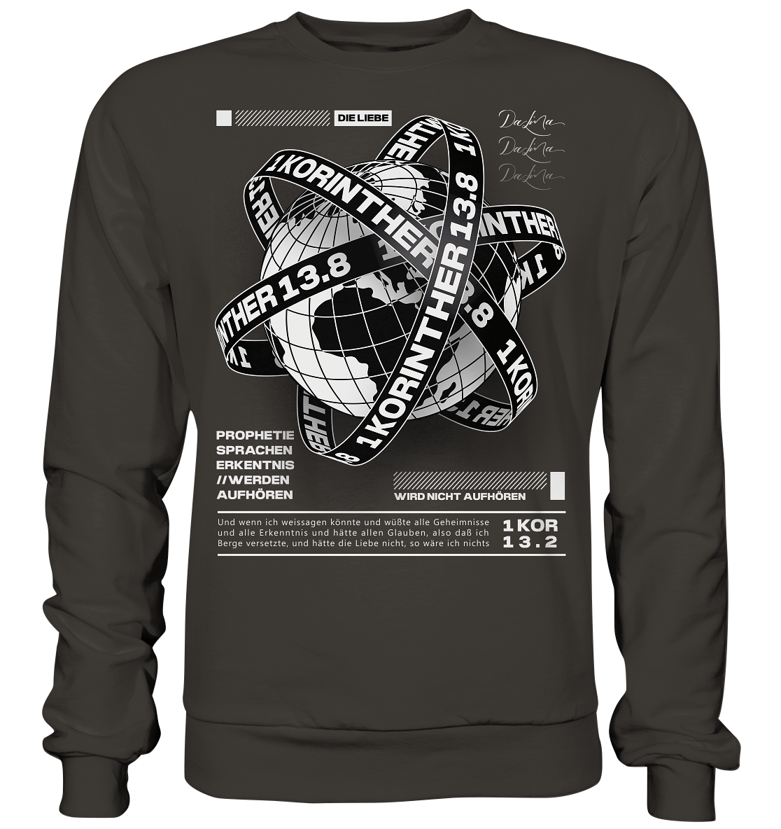 1 Korinther 13.8 - Basic Sweatshirt