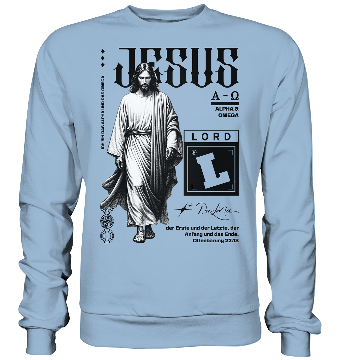 Jesus - Alpha und Omega - Basic Sweatshirt