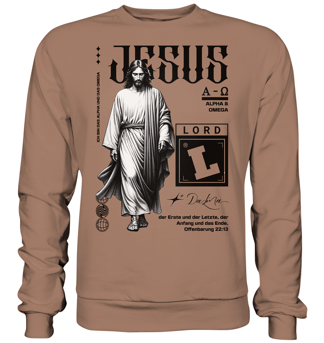 Jesus - Alpha und Omega - Basic Sweatshirt
