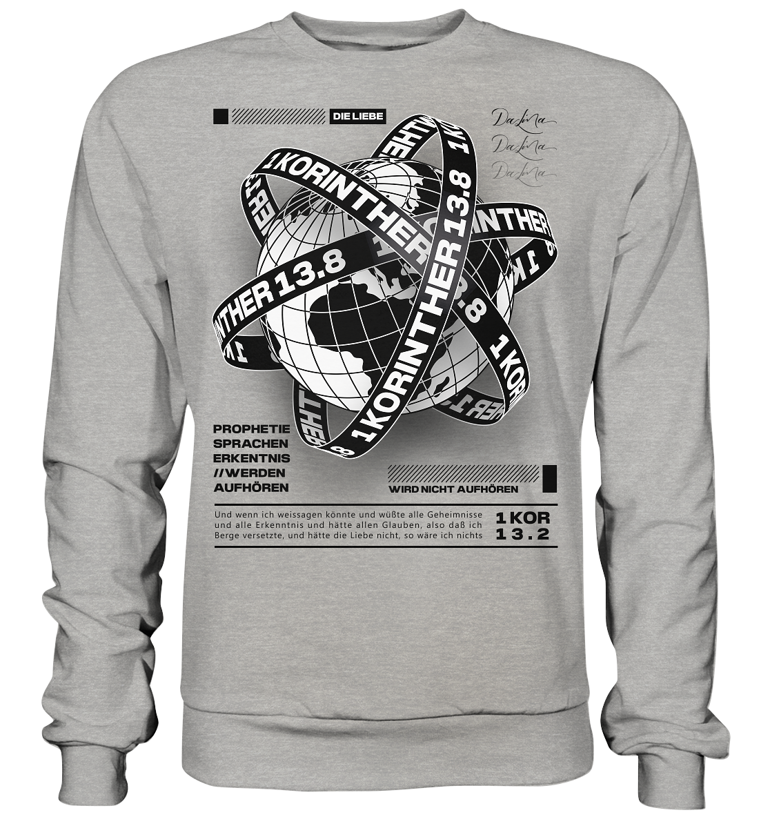 1 Korinther 13.8 - Basic Sweatshirt