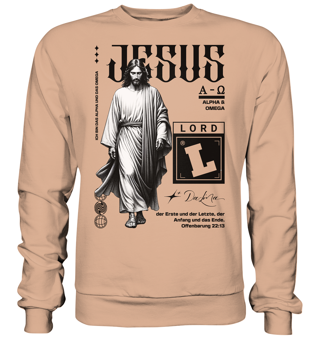 Jesus - Alpha und Omega - Basic Sweatshirt