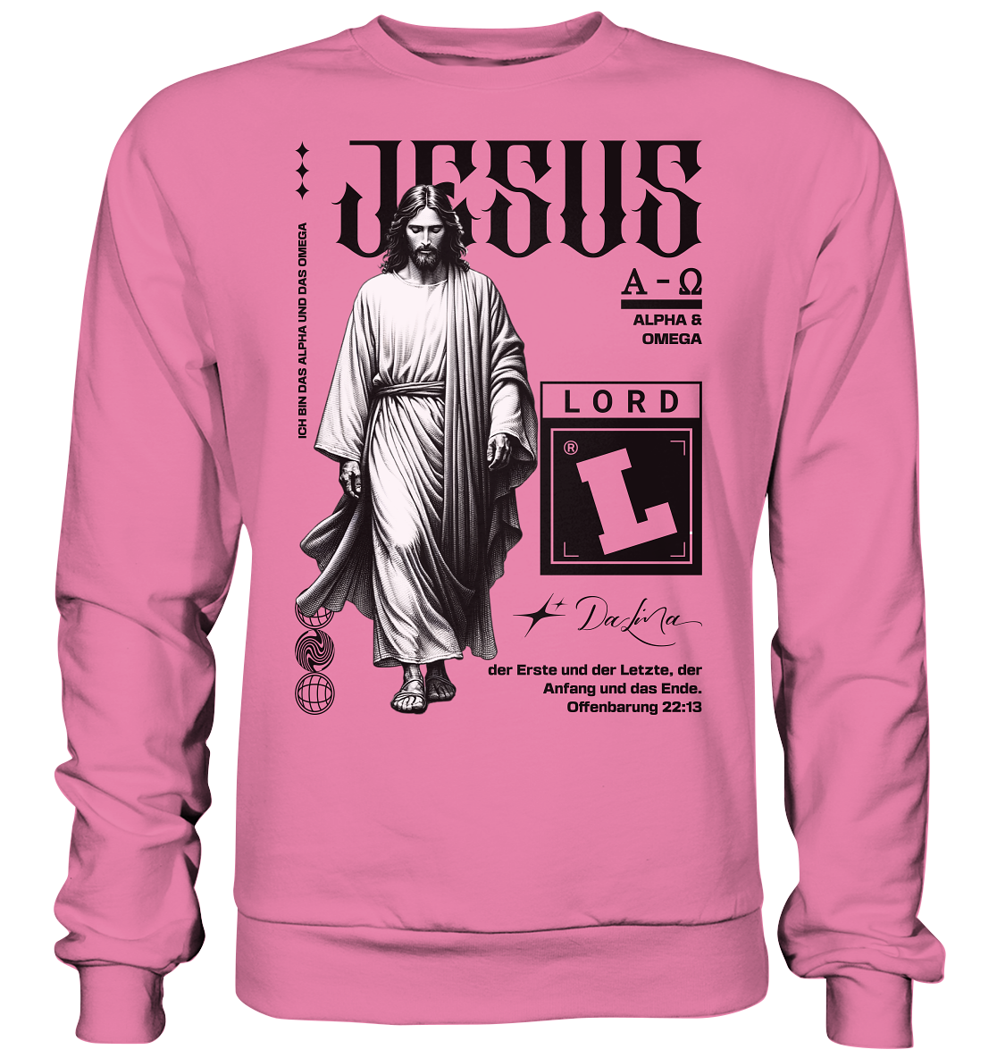 Jesus - Alpha und Omega - Basic Sweatshirt