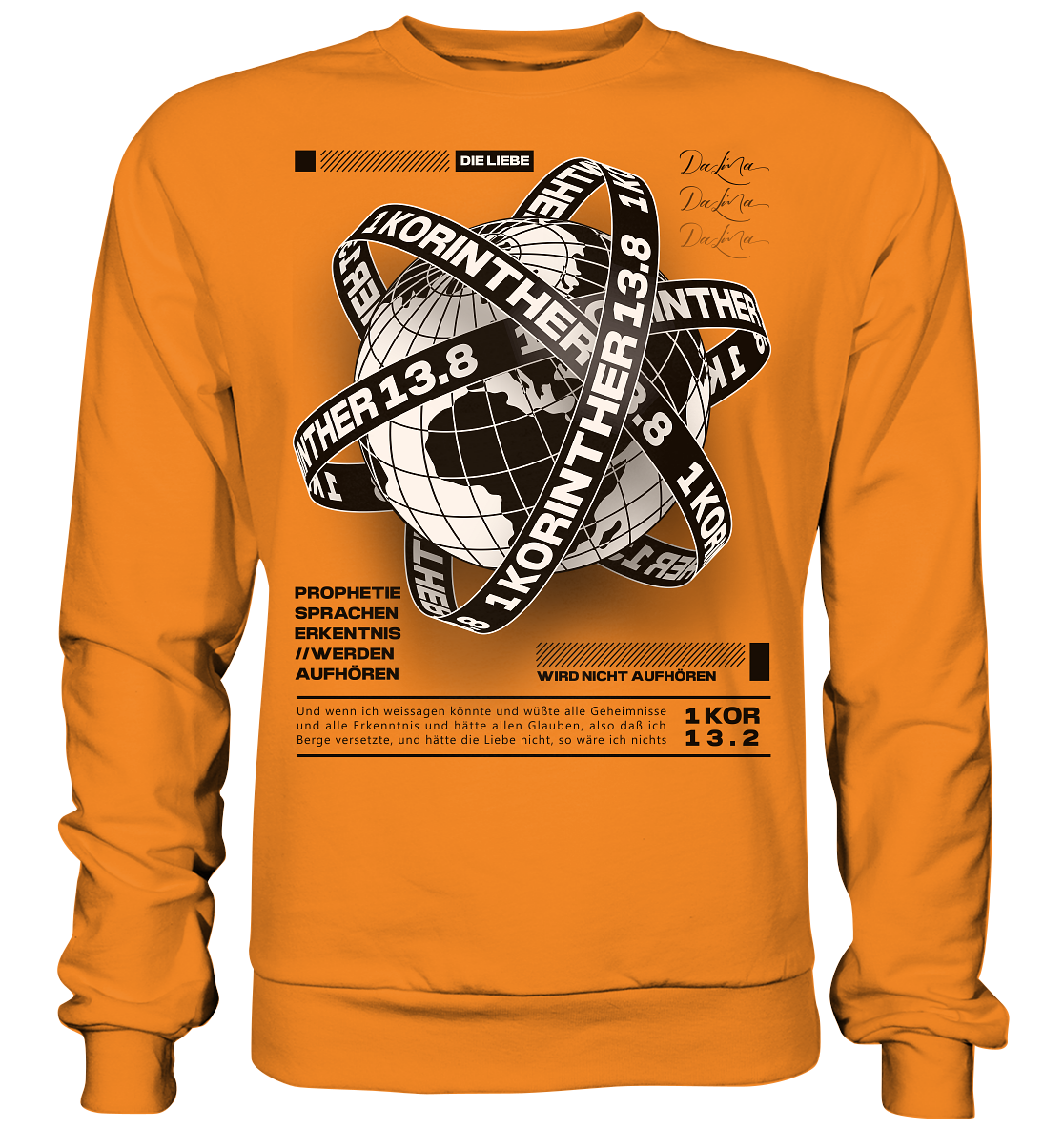 1 Korinther 13.8 - Basic Sweatshirt