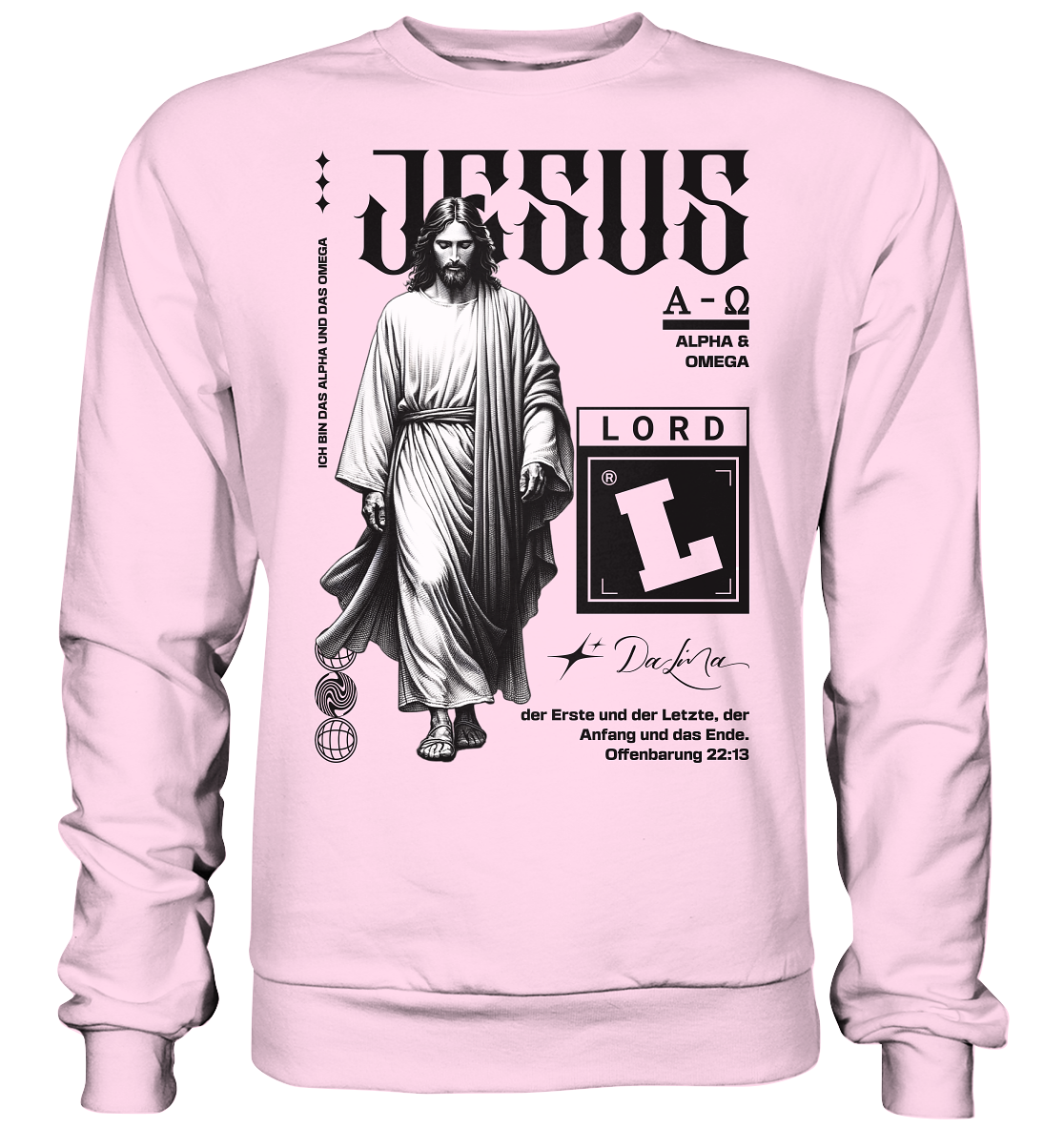 Jesus - Alpha und Omega - Basic Sweatshirt
