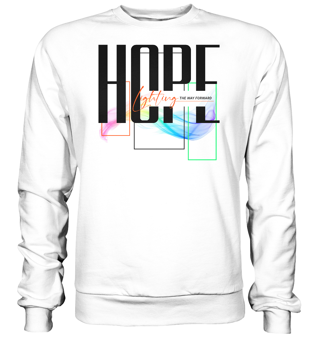 HOPE - lighting the way - Basic Sweatshirt