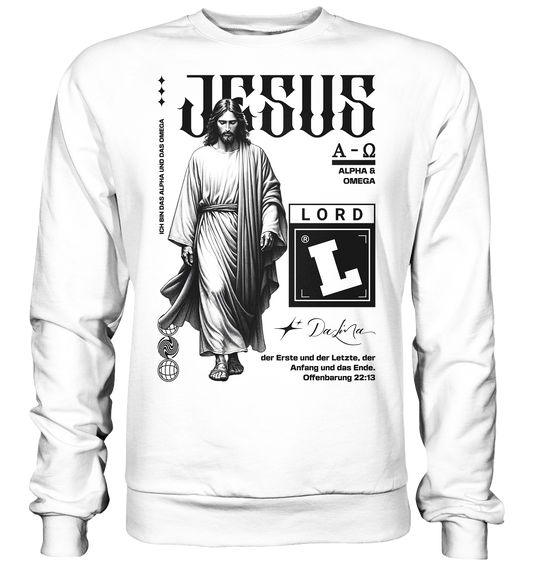 Jesus - Alpha und Omega - Basic Sweatshirt