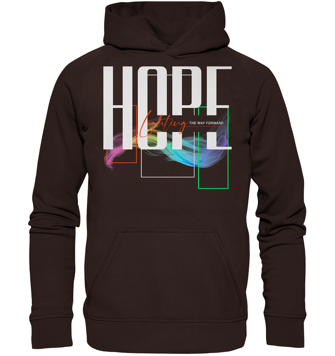 HOPE - lighting the way - Basic Hoodie