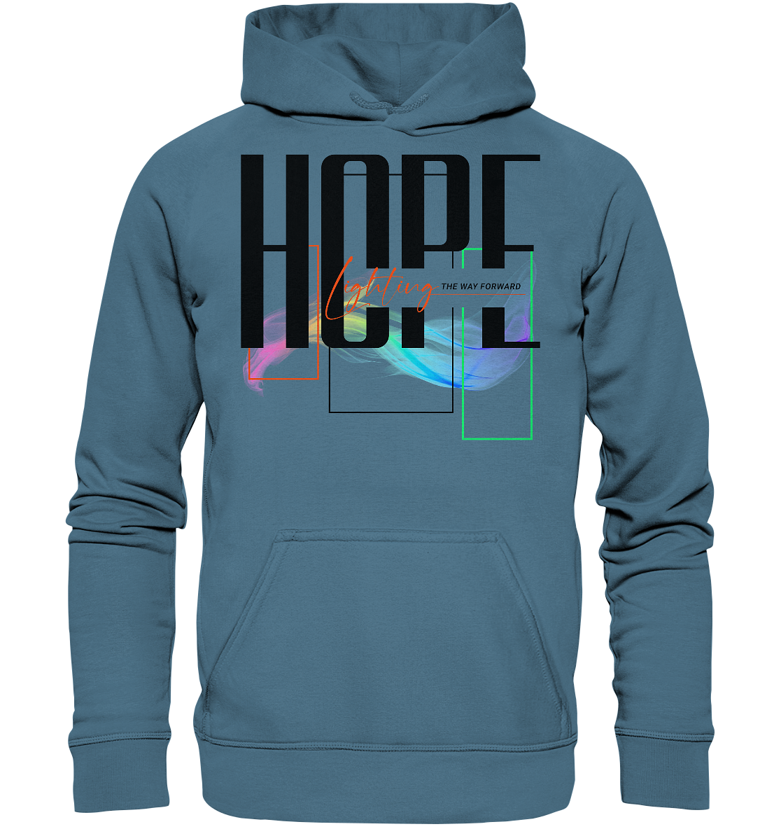 HOPE - lighting the way - Basic Hoodie