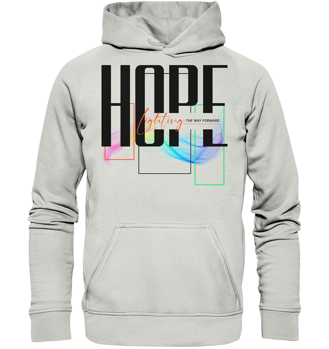 HOPE - lighting the way - Basic Hoodie