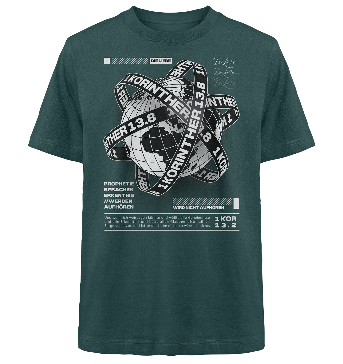 1 Korinther 13.8 - Heavy Oversized Shirt