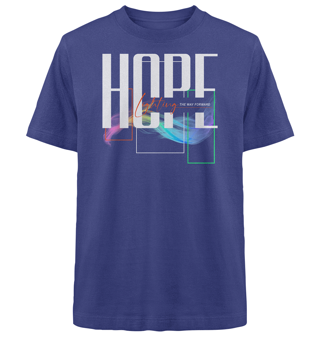HOPE - lighting the way - Heavy Oversized Shirt