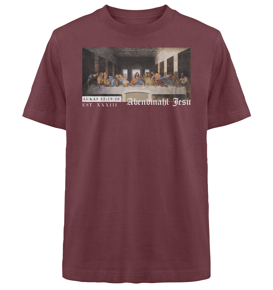 Abendmahl Jesu - Heavy Oversized Shirt