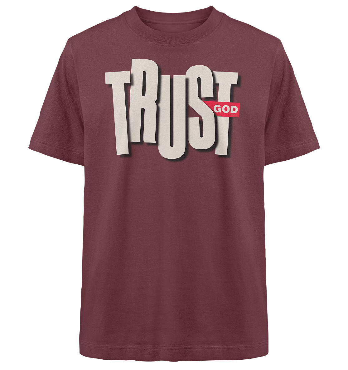 TRUST GOD - Heavy Oversized Shirt