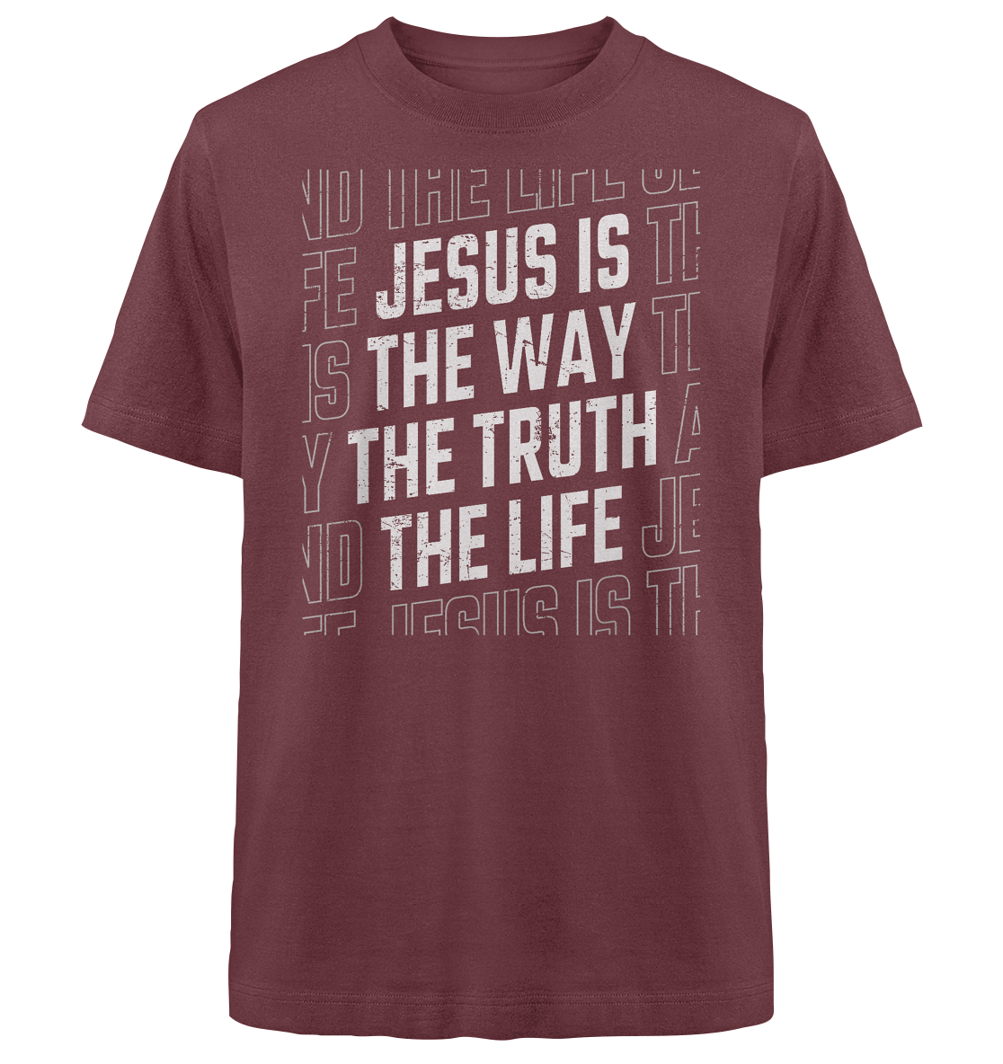 Jesus is the Way - Heavy Oversized Shirt