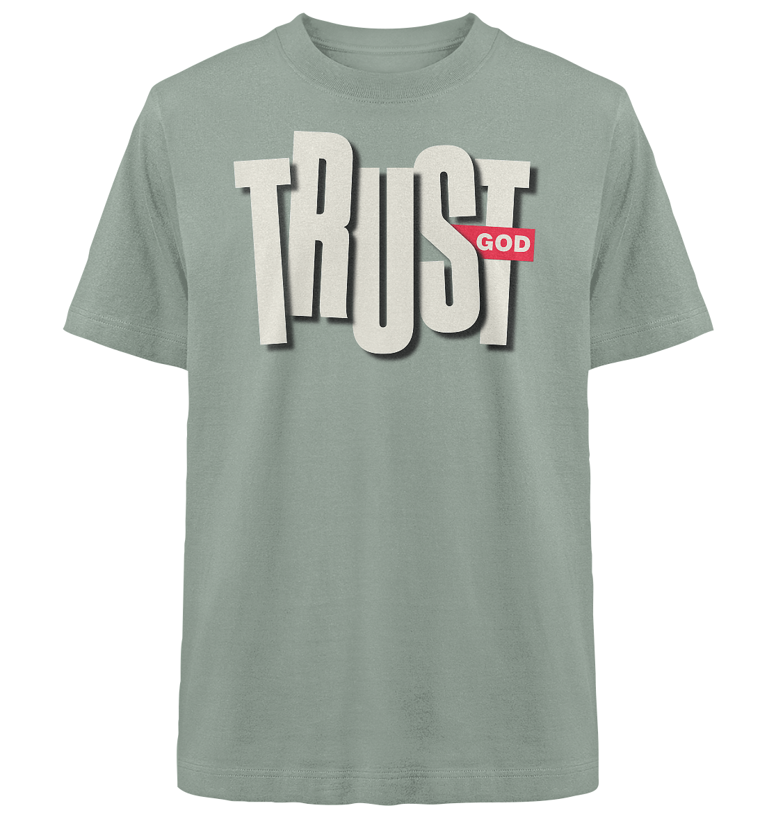 TRUST GOD - Heavy Oversized Shirt