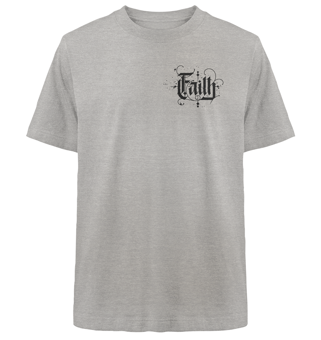 Faith (Kalligraphie) - Heavy Oversized Shirt