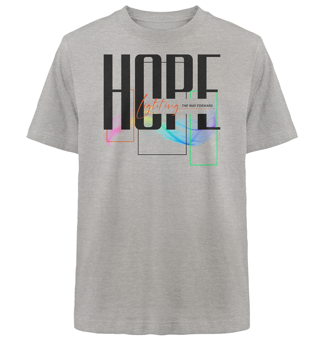 HOPE - lighting the way - Heavy Oversized Shirt