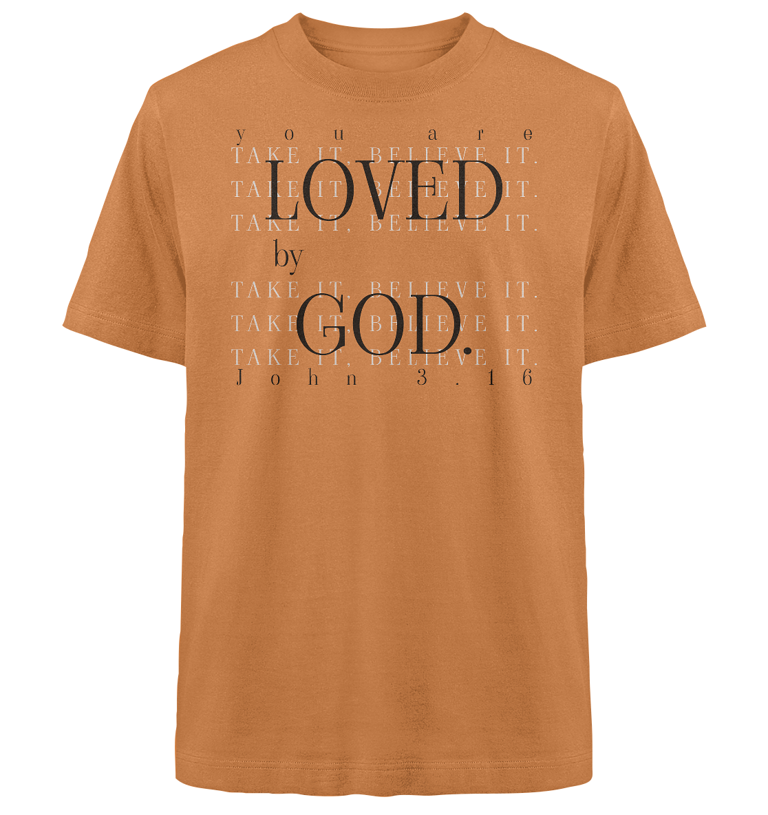 Loved by God - Heavy Oversized Shirt