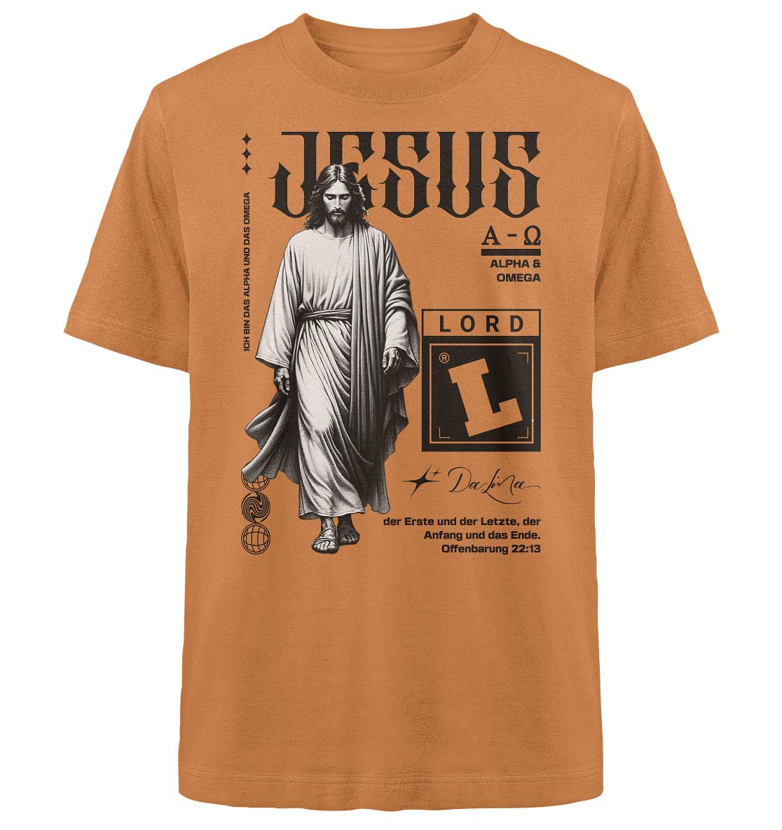Jesus - Alpha und Omega - Heavy Oversized Shirt